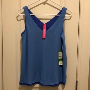 NWT - Lilly reversible florin v-neck tank